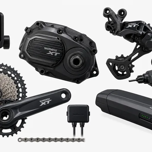 XT Di2 EP801 — электронная трансмиссия для электровелосипедов