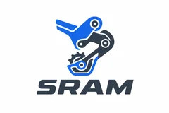 Логотип SRAM — трансмиссии и тормоза для велосипедов